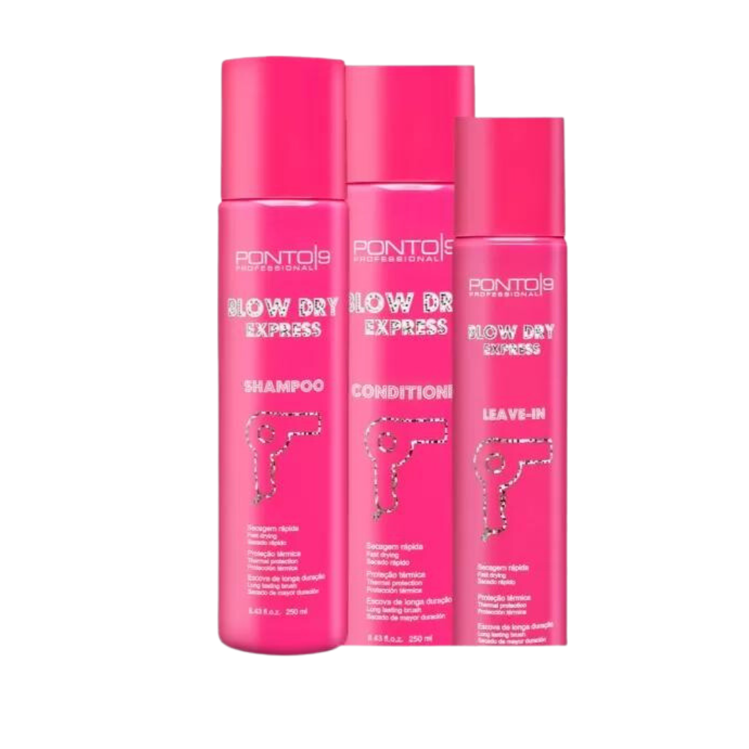 Ponto 9 - Blow dry Express Home Care Kit
