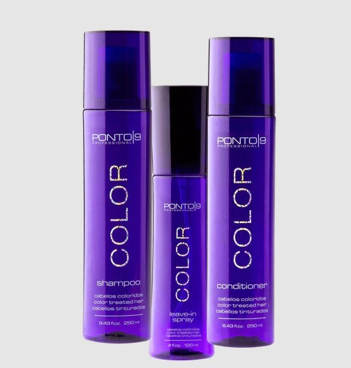 Ponto 9 - Color Kit: Shampoo, Conditioner, Leave-in