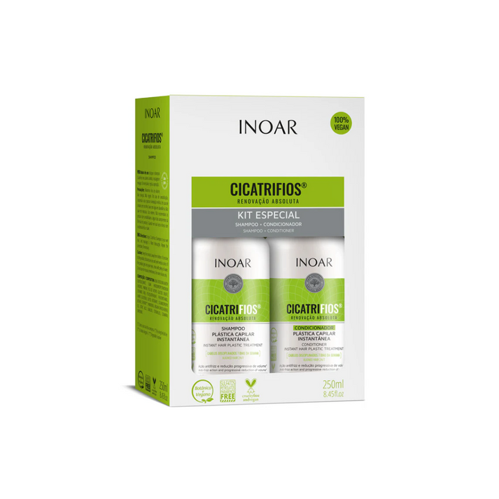 Inoar Cicatrifios Kit (Shampoo + Conditioner)