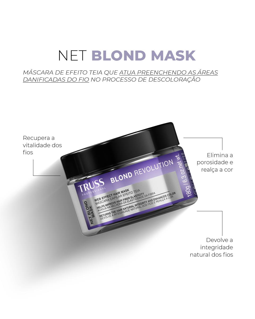 Truss Blond Revolution Net Mask