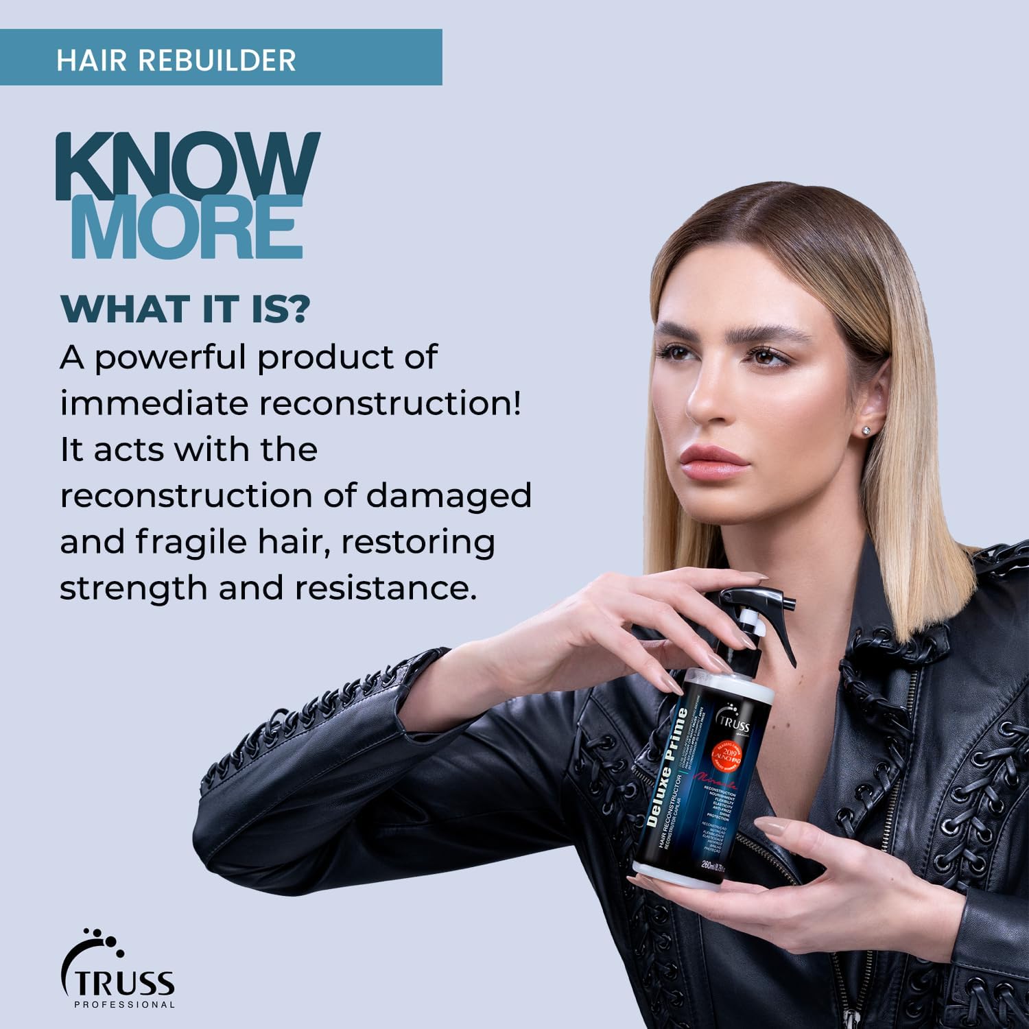 Truss Deluxe Prime Reconstructor (Uso obrigatório) Oi – KCare Beauty