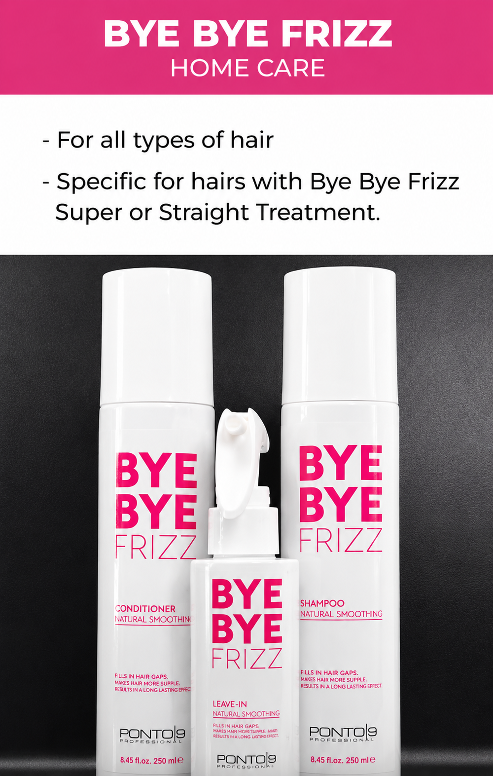 Kit Ponto 9 Adiós Frizz