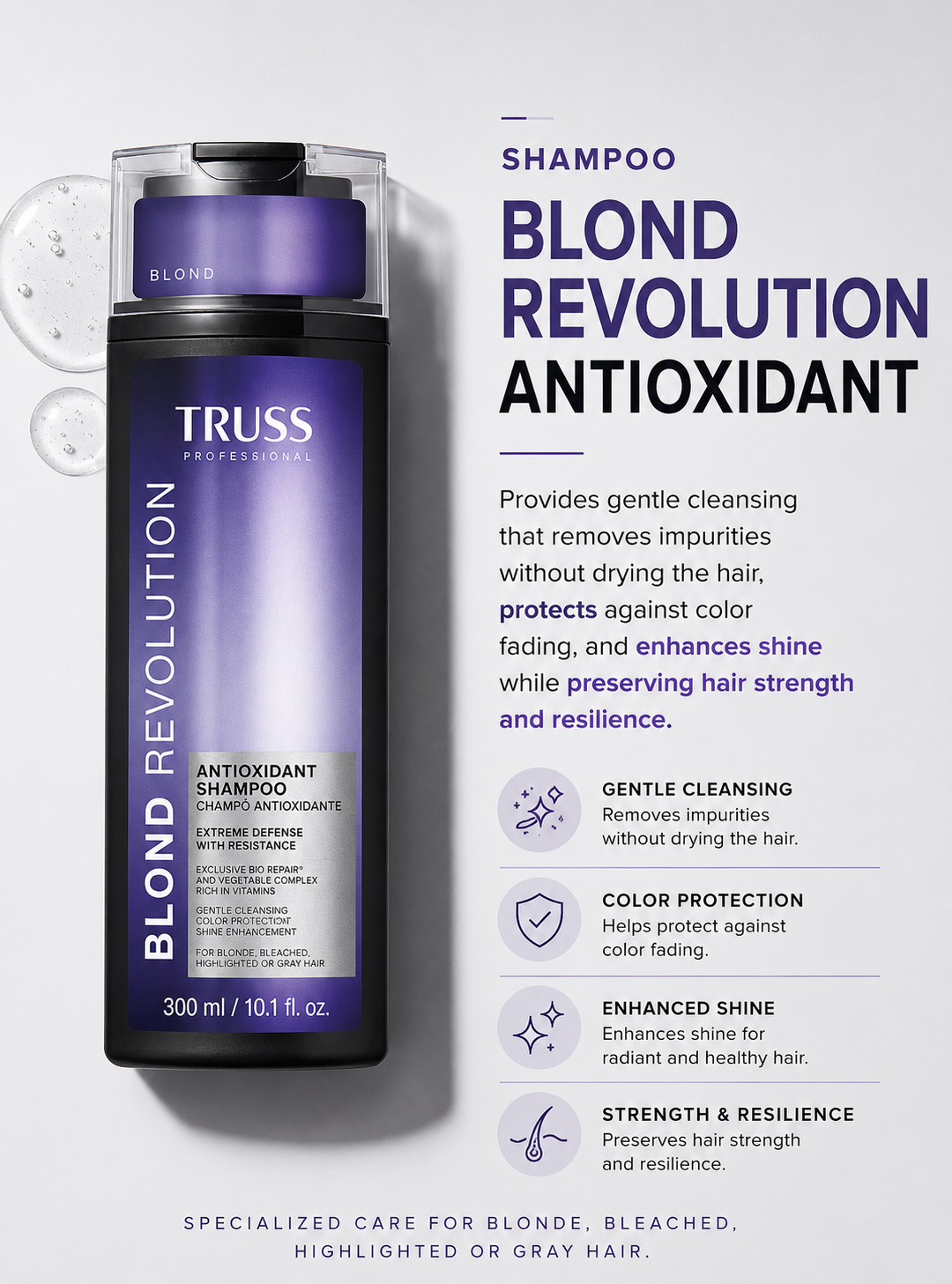 Truss Blond Revolution Antioxidant Shampoo