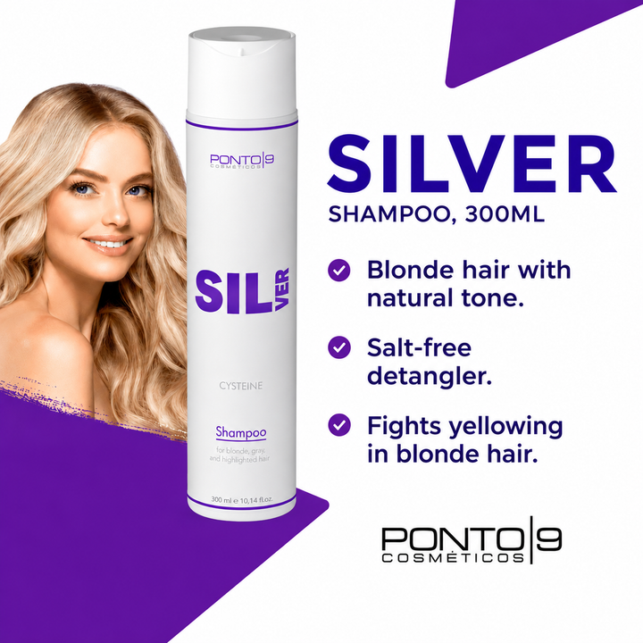 PONTO 9 SLIVER SHAMPOO 300ML
