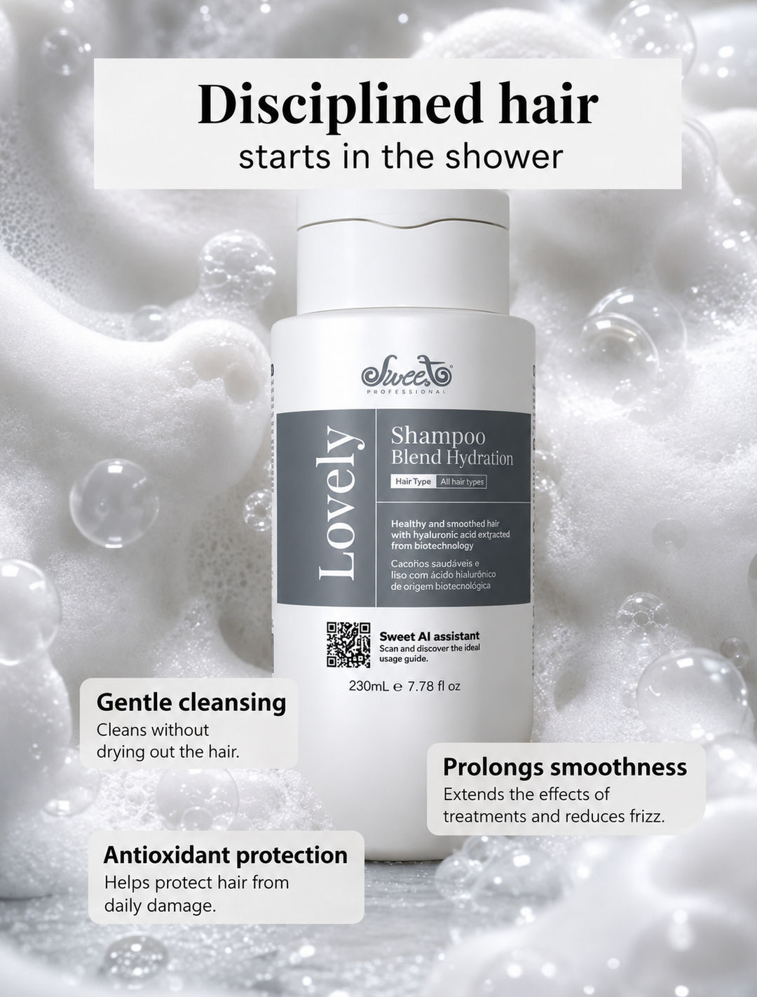 Sweet - Lovely Blend Hydration Shampoo 7.78