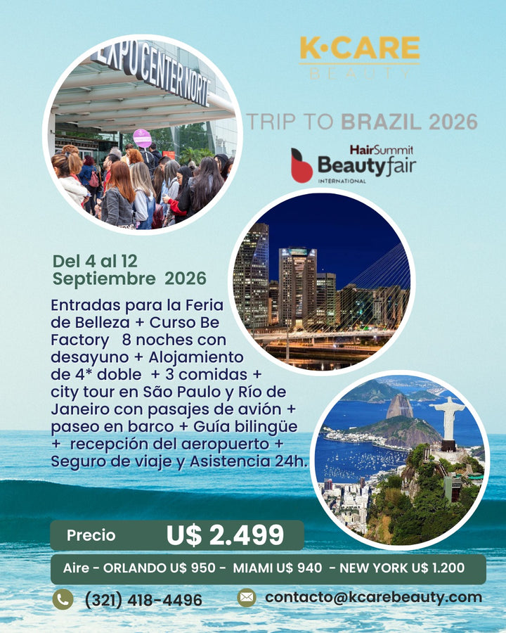 Viaje a Brasil 2026 – Belleza, Educación y Experiencia by K-Care Beauty